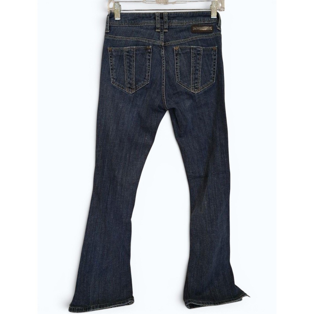 Burberry Brit Islington Bootcut Jeans Womens 27 Dark Wash Stretch Designer Denim